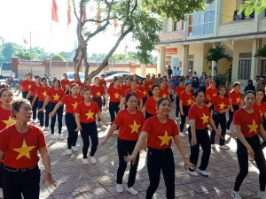 lễ ra mắt Câu lạc bộ dân vũ thể thao xã Nghi Xuân