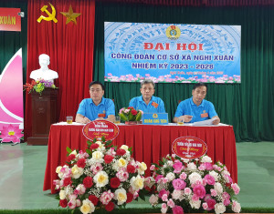 công đoàn xã Nghi Xuân đại hội nhiệm kỳ 2023-2028